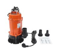 Bomba de aguas residuales 750 W, bomba sumergible IP68 con 4179 GPH | Motor de 230 V, altura de extracción de 18 m, 2850 rpm, protección térmica, diseño compacto con mango portátil
