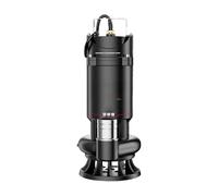 Bomba de aguas residuales, bomba 220v, sumergible doméstica, agua 380V(1100W 1.5inch 5m 10m)
