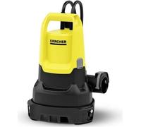 Bomba de aguas sucias Kärcher SP 16.000 Dual, con una capacidad de 16000 litros por hora, función 2 en 1, capacidad de aspiración de partículas sólidas de hasta 1 mm, y flotador ajustable en altura
