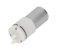 Bomba de Aire Inflador Bomba de diafragma Ángulo de Puerto de 0 Grados con Interruptor de presión Interruptor de desbordamiento Bajo Voltaje para inflado Deflación Blanco Compacto (DC12V)