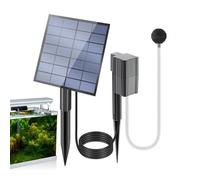 Bomba de aire para acuario de 7 V y 2,5 W, ajustable con energía solar