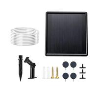 Bomba De Aire Solar De La Cuenca Alimentación De Oxígeno Recargable Para | Bomba de aire para estanque para acuarios al aire libre, pesca, hidroponía, jardín y patio trasero