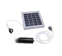 Bomba de aire solar para acuario, 10 W, oxigenador recargable por USB | Doble alimentación solar y USB, salida eficiente de 10 W, ideal para estanques al aire libre, viajes de pesca, respaldo
