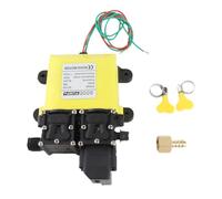 Bomba de alta presión de diafragma de 12 V, 120 W, 8 L con conector de cobre, bomba de inyección de agua automática, accionamiento eléctrico para aspersores de jardín, césped,