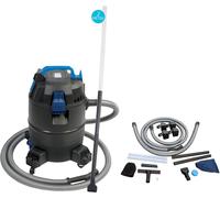 Bomba de aspiración/desnatado - 1400 W - depósito de plástico - 35 litros - manguera de 4 metros - para la limpieza de estanques y piscinas