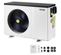 Bomba de calor eléctrica para piscina VEVOR, con una potencia de calefacción de 1,48-7,11 kW, calentador de piscina de frecuencia variable y alta nergética, ideal para piscinas elevadas de