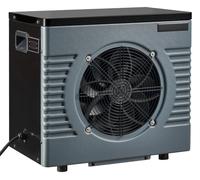 Bomba de calor para piscina, calentador eléctrico para piscinas elevadas de hasta 15 m³, COP máximo de 5.14, bajo nivel de ruido, protección GFCI, temperatura de calentamiento de 15-40 °C para natació