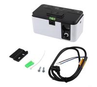 Bomba de condensado automática para aire acondicionado con motor de CC silencioso y sensor de electrodo, elevación de 12 metros, flujo de 24 a 40 litros, unidad de bomba de drenaje ABS blanco (M1)