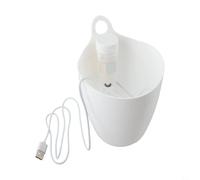 Bomba de condensado de drenaje automático USB para aire acondicionado con sensor de nivel de agua silenciosa de 5 V para mini bomba de sumidero, color blanco