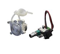 Bomba de diafragma, Bomba Peristáltica DC 6V-12V, Cepillo De Metal, Motor Engranaje 500, Medición Compresión, Rotación Inversa Agua Líquida Para Muestreo Tinta Laboratorio(Pump with Controller)