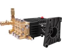 Bomba de Eje Horizontal de 13", 4000 PSI, 15 lmin, Cabezal de latón, válvula de Descarga, Compatible con Motores de Gas de Eje de 1 Pulgada.
