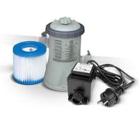 Bomba de filtración para piscinas + transformador de 12V, 1250 l/h, marca INTEX, modelo 28602GS