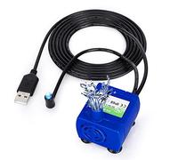 Bomba de Fuente para Gato Mascotas, Haofy Reemplazo de la Bomba de Fuente de Agua Eléctrica Sumergible de 2.4L, con luz LED y Cable de Alimentación de 5,9ft, Ultra Silenciosa, Bajo Consumo