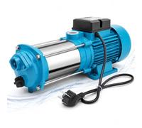 Bomba de jardín 1300W 4000L/H, bomba de agua eléctrica centrífuga, bomba de superficie de acero inoxidable 9,8 bar, altura de descarga 98 m, bomba de riego de agua clara para jardín, granja, estanque