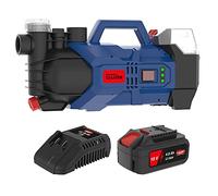Bomba de jardín Güde 72 W 18 V azul