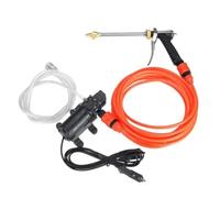 Bomba de lavado de coche de 12V, lavadora eléctrica de coche de alta presión, juego de bomba de lavado, Kit de máquina de limpieza de lavado automático portátil, pulverizador de lavadora
