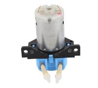 Bomba de líquido peristáltica de 12 V CC Mini bomba de manguera dosificadora multifuncional para jardín para tratamiento de agua de laboratorio Protección del medio ambiente Negro (Azul)
