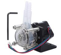 Bomba de motor paso a paso SustVita 42 con gran caudal de 0-400 ml/min, 1,5 ml por revolución, bomba peristáltica de montaje en ángulo recto G928SM para tubos de 6,4 mm x 9,6 mm