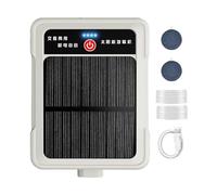 Bomba de oxígeno solar para pesca Doble Salida Cuatro Puertos Silencioso | Aireador solar para transporte de peces Aficionados, Criadores Y Entusiastas De Patio, Granja, Fuente Y Acuario