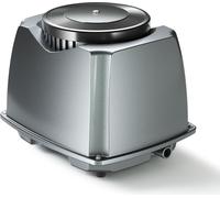 Bomba de oxígeno SunSun CAP-100 de 70 W, bomba de aire para acuarios de 80 m³ y estanques de jardín, aireador para estanques con un caudal de 100 litros por minuto y 16 salidas de aire
