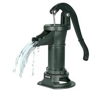 Bomba de pistón VEVOR, estilo antiguo y vintage, con una altura de elevación de 7,6 metros. Bomba nostálgica de hierro fundido, bomba para pozos, bomba manual con conexión NPT de 1-1/4 pulgadas, bomba