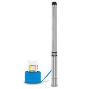 Bomba de pozo profundo EBERTH de 4 pulgadas. Bomba para pozo fabricada en acero inoxidable, eléctrica, con una potencia de 2200W, un diámetro de 4 pulgadas (10 cm) y una rosca de conexión de 1 1/2 pul