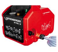 Bomba de prueba Rothenberger RP PRO III, con un ancho de 40 bar, autocebante, caudal de 6 litros por minuto, conexión R 1/2 pulgada - 61185