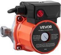 Bomba de recirculación de agua caliente, 38 litros por minuto, sistema de circulación instantánea, control de 3 velocidades, 100W, AC 220-240V, adaptador de G3/4 a G1/2, cabezal de acero inoxidable, p