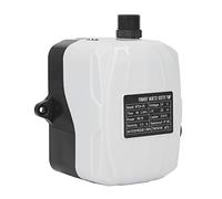 Bomba de Refuerzo de Presión de Agua, Bomba de Refuerzo Automática para el Hogar con Núcleo de Latón, Enchufe de la UE AC100 a 240V Compacto