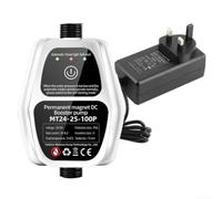 Bomba de refuerzo silenciosa de 24 V, 100 W, sistema automático de presión de agua con sensor inteligente y protección de funcionamiento en seco