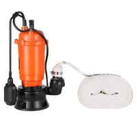Bomba de sumergir VEVOR, 2200W, 60000 L/H, con cable de 8 metros y interruptor de flotador automático, portátil, fabricada en acero inoxidable, para agua sucia o limpia, ideal para drenar inundaciones