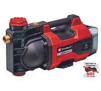 Bomba de superficie a bateria einhell aquinna de 36v de potencia y caudal máximo de 3400 l/h