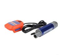 Bomba de transferencia de aceite inalámbrica, flujo de 40-60 l/min para batería de 18 V BL1830 BL1840 BL1850 BL1860, combustible diésel portátil con cable de 2,4 m, aleación de aluminio