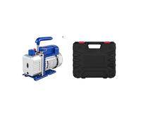 Bomba de vacío, Kits de bomba vacío refrigerante 1,8-4.8CFM refrigeración HVAC 1/3 1/4 con manómetro múltiple for aire acondicionado doméstico(4CFM 1-4HP)