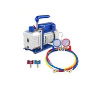 bomba de vacío, Kits de bomba vacío refrigerante 1,8 a 4, CFM for s climatización (HVAC) 1/3 y 1/4" con manómetro for aire acondicionado doméstico