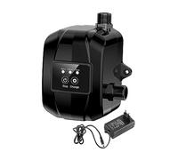 Bomba Elevadora de Presión de Agua Automática 150PA, Controlador de Presión Portátil para Calentador de Agua y Ducha- Negro