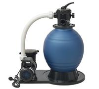 vidaXL Bomba filtro de arena XL 1000 W 16800 l/h Limpieza agua piscina Jacuzzija