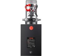 Bomba hidráulica de 20 cuartos, de un solo pistón, para remolque basculante. Unidad de potencia de 12V DC