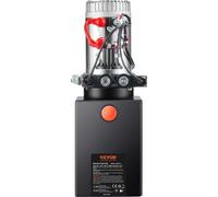 Bomba hidráulica de 6 cuartos, de doble acción, para remolque basculante, unidad de potencia, 12V DC