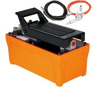 Bomba hidráulica VEVOR de 10000 PSI, bomba neumática con manguera, bomba hidráulica para gatos con manguera de aire, compatible con cilindros hidráulicos (bomba hidráulica con manguera)