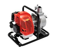 Bomba Motor De Agua Gasolina, 2 Tiempos Motobomba de Agua a Gasolina, 1250 W/6500 rpm Bomba de Agua Gasolina, Caudal de 8 - 10 m³/h Motobomba Gasolina, Altura de Extracción 20m
