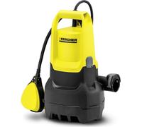 Kärcher SP 1 Dirt, Bomba Sumergible para Evacuación de Agua Sucia, caudal máx: 5500 (l/h), profundidad inmersión: 7m, potencia: 250W, máx. temperatura transporte: 35ºC