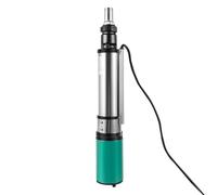 Bomba para pozos profundos de acero inoxidable, CC 24 V, con 5 m³/h, altura de extracción de 25 m