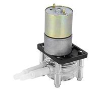 Bomba peristáltica, autocebante, marco de rueda de acero inoxidable, PC, cabeza transparente, motor DC (12 V)