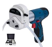 Bomba Peristáltica Portátil, Bomba Eléctrica De Muestreo En Aguas Profundas Y Muestreador De Calidad Del Agua Con 2 Baterías De 12 V, Succión De 8 M, Rango De Caudal De 0 A 1120 Ml/min, Alto 24# hose