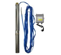 Bomba Pozo Profundo 3 Pulgadas CS 3SRm3/22-1.1 Con 40m Cable 230V/0,75kW