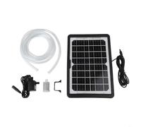 Bomba solar para estanque con filtro, kit de bomba solar con tubo de agua de 1,5 m, panel solar de 6 W y 9 V, bomba subacuática para estanque, acuario, circulación de oxígeno, 2,5 m de altura