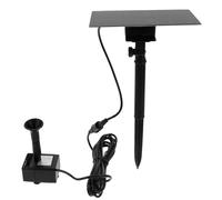Bomba Solar para Fuente Cuadrada 1.5w, 150l/h, Negro