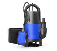 Bomba sumergible aguas sucias 1100W 15000 litros/h Jardín Pozos Drenaje Bombeo agua Extracción agua