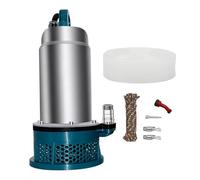 Bomba sumergible compatible con batería Makita de 18 V, bomba de agua inalámbrica con cable de conexión de 5 m, altura de impulsión de 16 m, motor sin escobillas (baterías y cargador no incluidos)